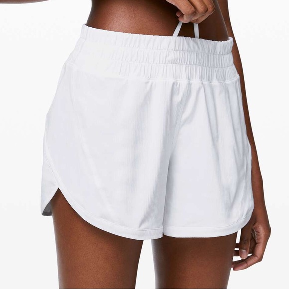 lululemon athletica Pants - Lululemon‎ Track That Short Inseam 5" White Size 2